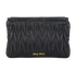 Matelasse Logo Clutch, front view